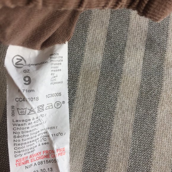 French brand: Grain de Ble Pants, 9 Months, EUC - Picture 3 of 3